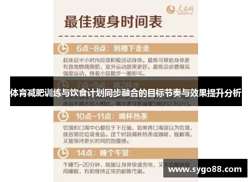 体育减肥训练与饮食计划同步融合的目标节奏与效果提升分析